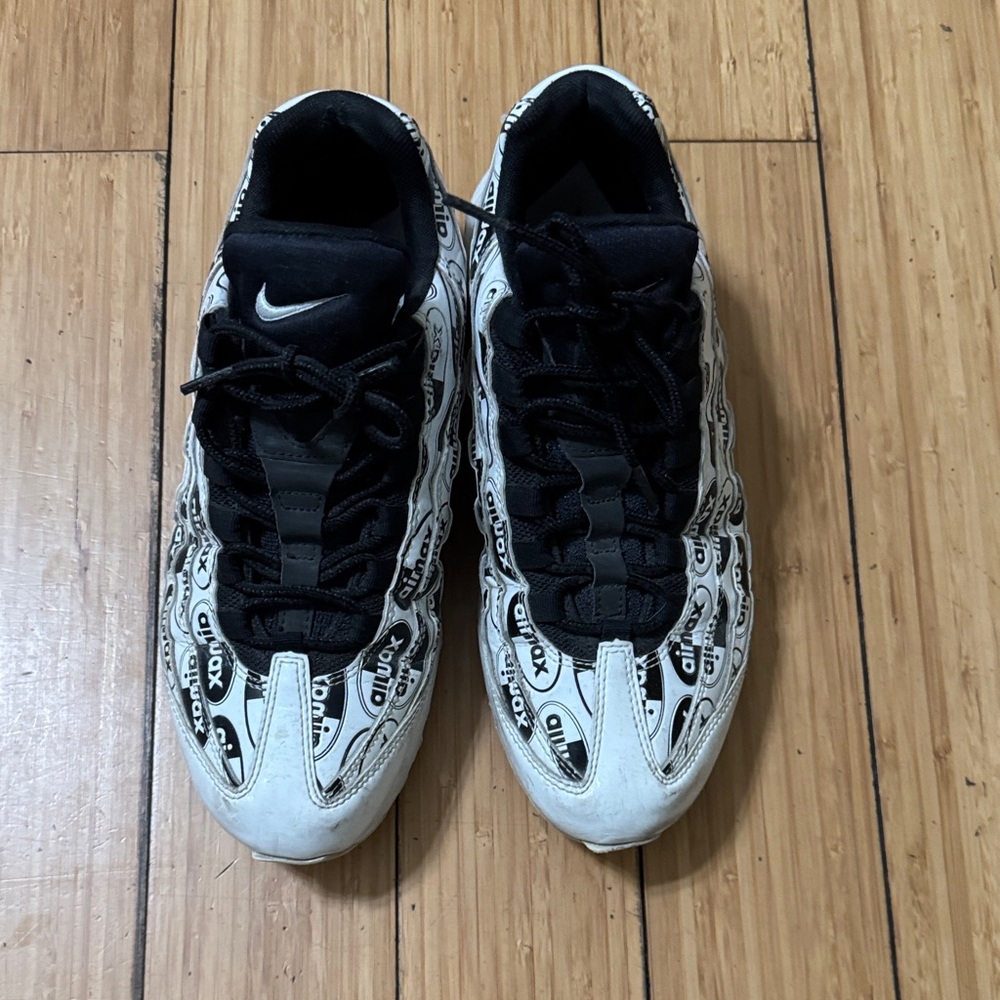 Nike Black and White Logo Sneakers